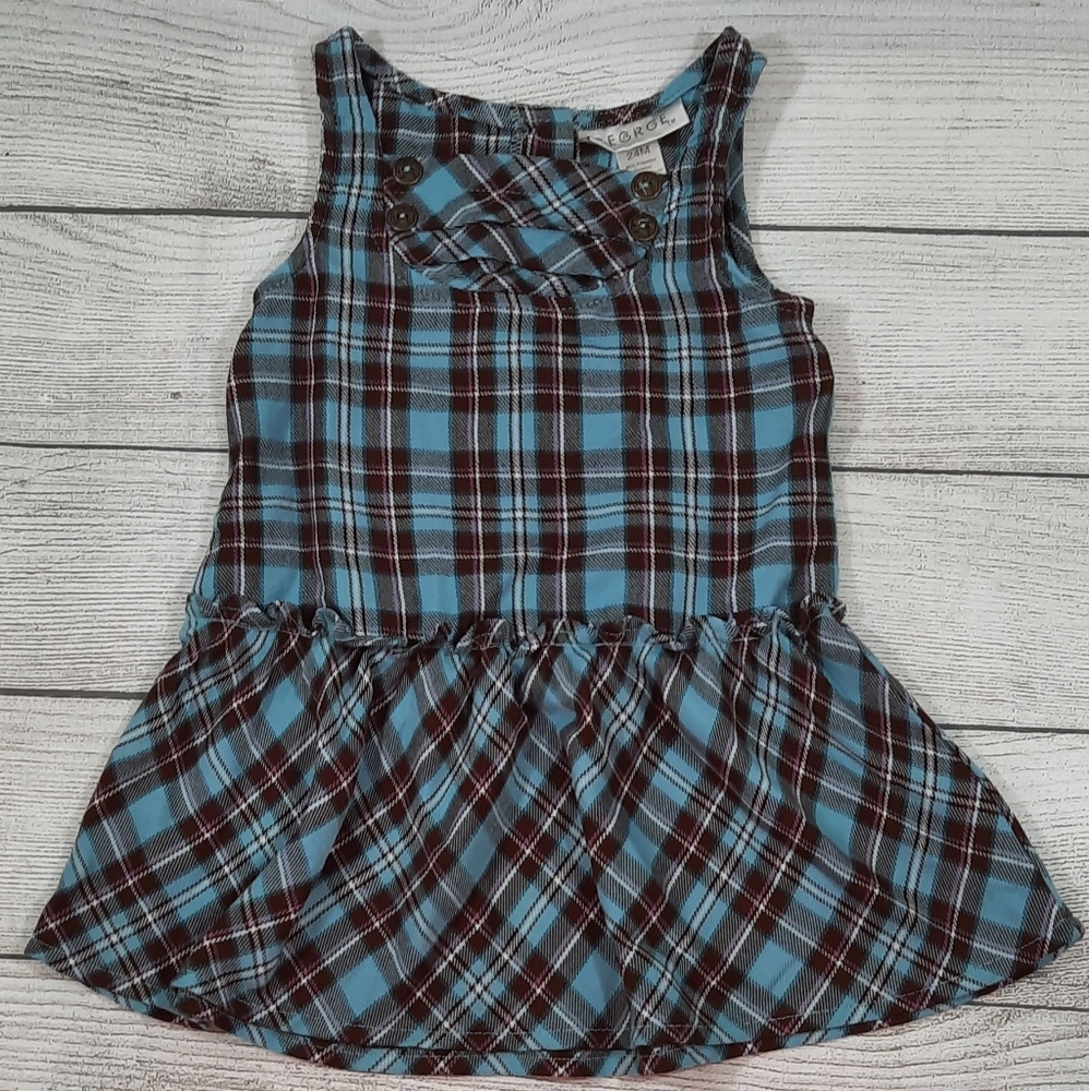 George Plaid Toddler Dress